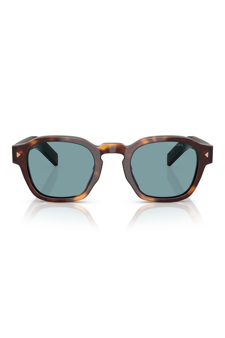 52mm Polarized Phantos Sunglasses, Main, color, GREEN TORT