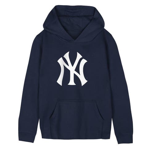 Preschool Outerstuff  Navy New York Yankees Primary Logo Fleece Hoodie