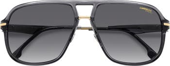 60mm Gradient Square Sunglasses
