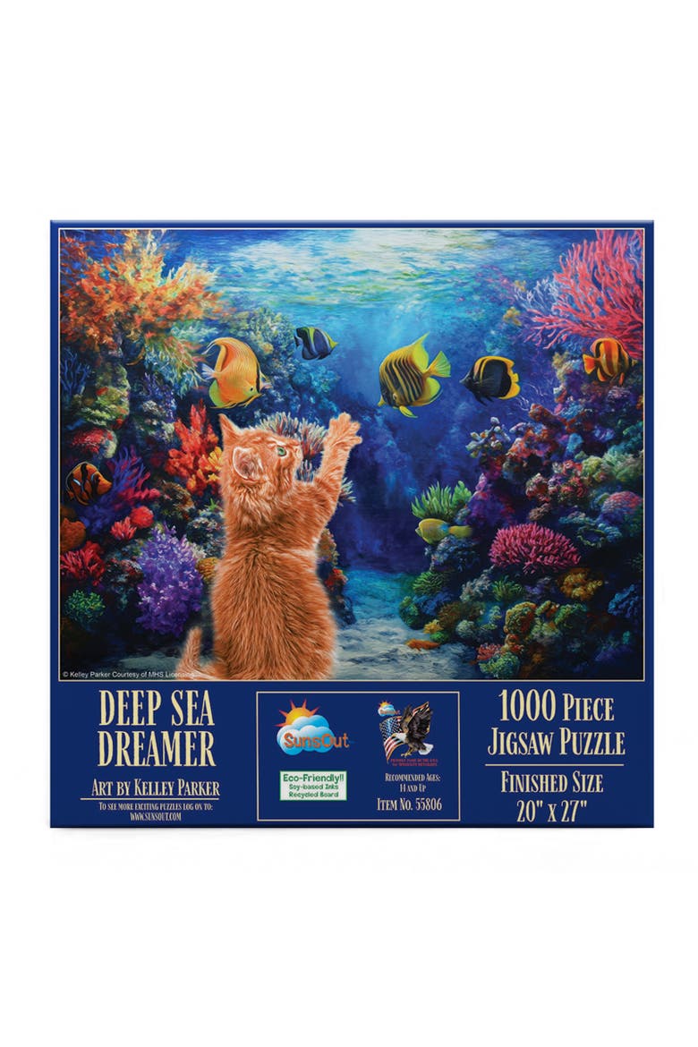 Deep Sea Dreamer 1000 piece Jigsaw Puzzle for Adults, Alternate, color, Multicolor