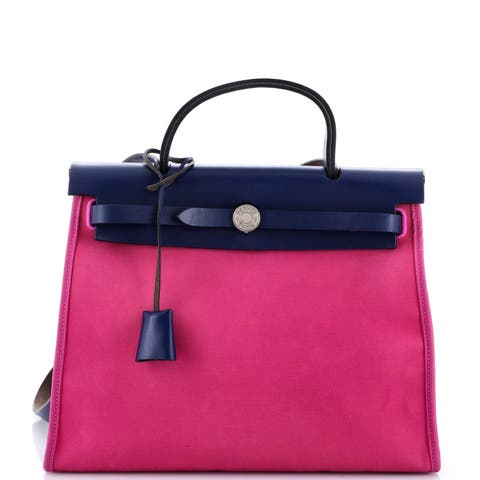 Herbag Zip Leather and Toile 31