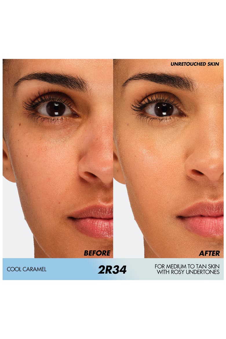 HD Skin Hydra Glow Skin Care Foundation with Hyaluronic Acid, Alternate, color, 2R34 - COOL CARAMEL
