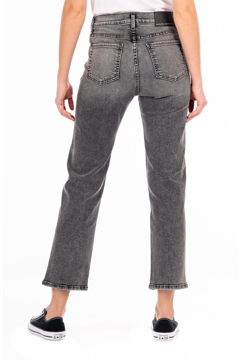 Highland High Waist Ankle Boyfriend Jeans, Alternate, color, FROSTY VTG