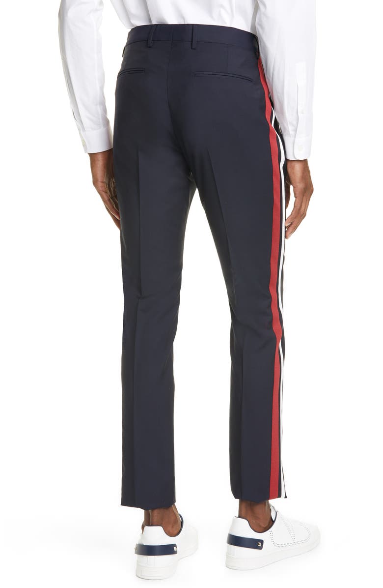 Valentino Track Stripe Pants, Alternate, color, 