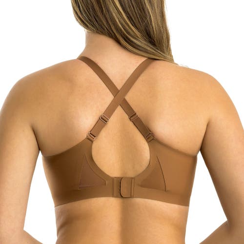 Parfait Simplicity Seamless Wire-free Bra In Brown