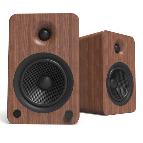 YU6 Powered Bookshelf Speakers with Built-In Bluetooth - Pair