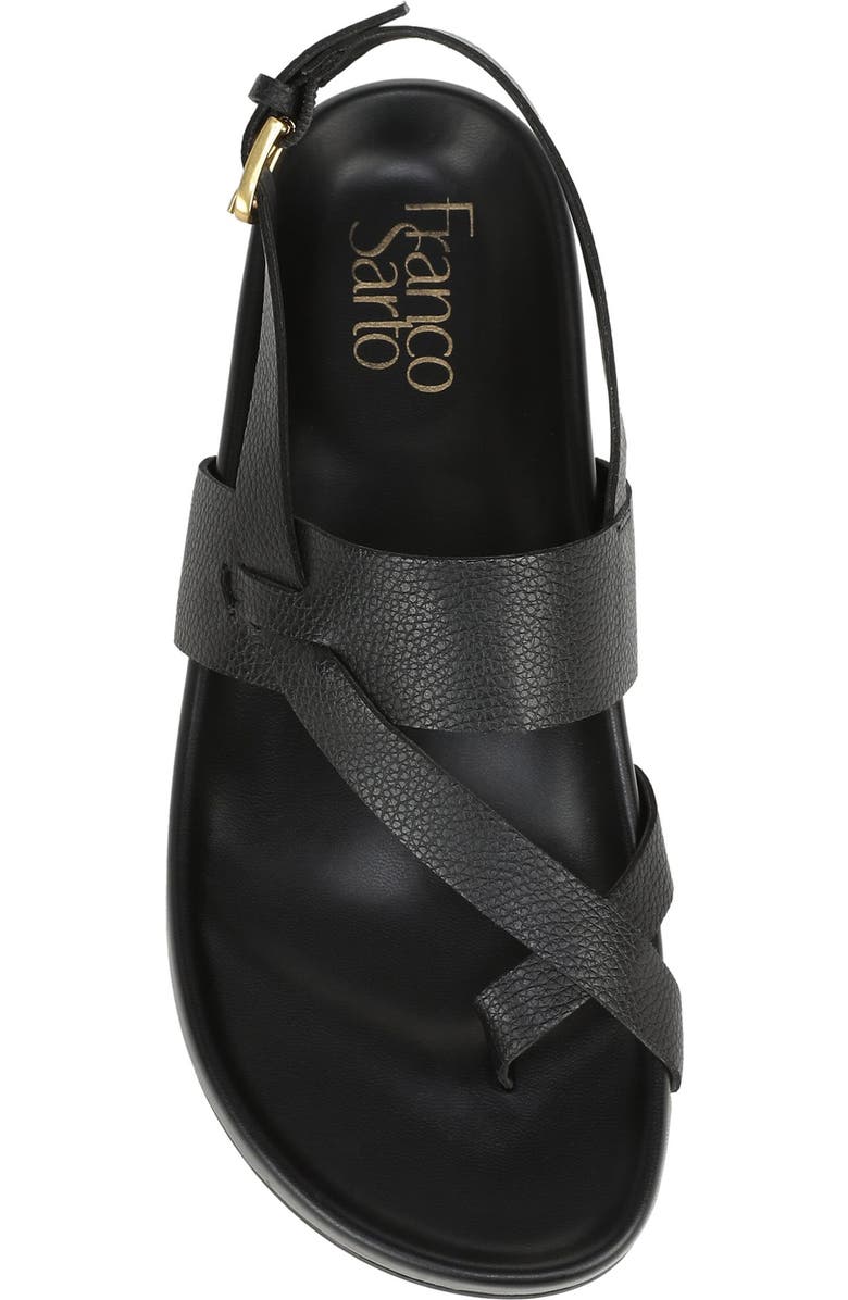 Franco Sarto Beryl Toe Loop Slingback Sandal, Alternate, color, Black