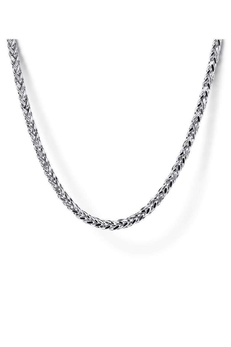 Facets 22-Inch Sterling Silver Chain Necklace, Main, color, STERLING SILVER