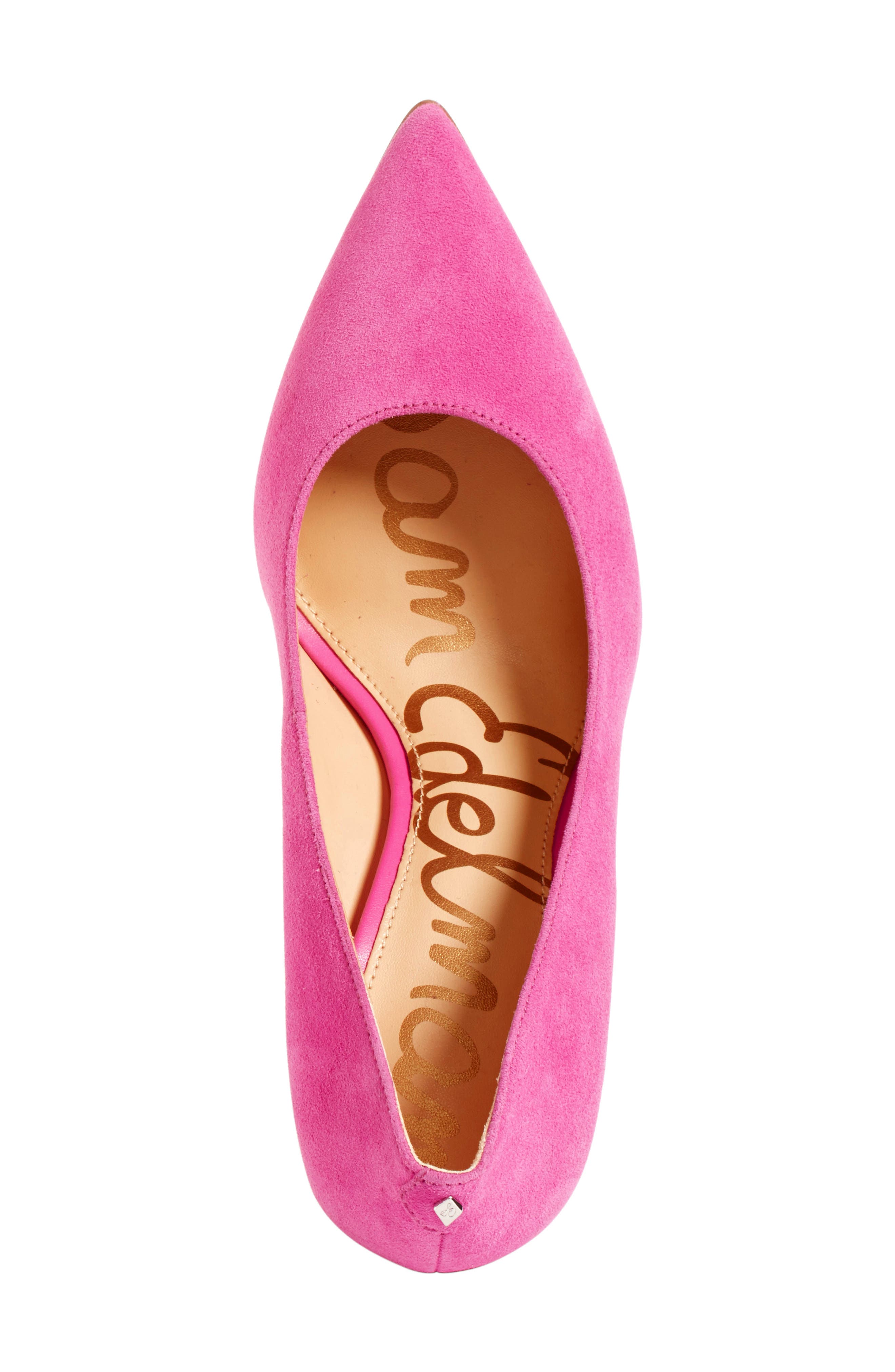 Hazel Pointed Toe Pump, Alternate, color, HOT PINK