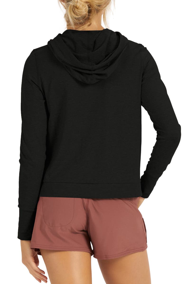 Vuori Halo Essential Hoodie, Alternate, color, Black Heather