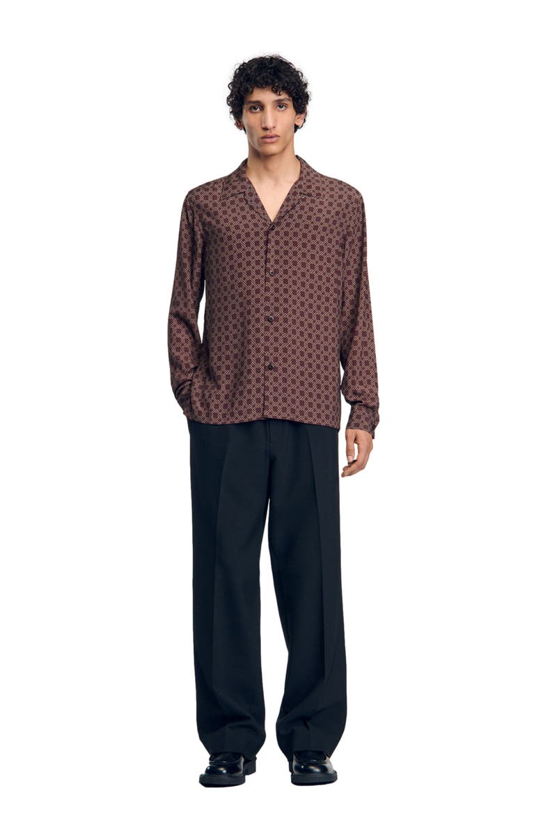 SANDRO Loose-fit shirt, Main, color, 