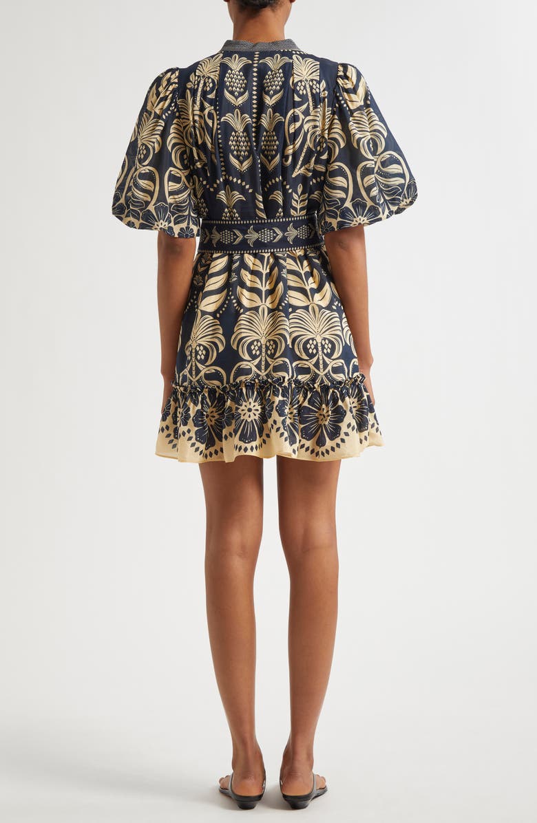 FARM Rio Ainika Tropical Spendor Mini Dress, Alternate, color, 