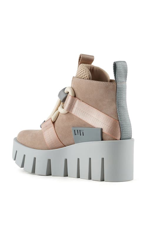 United Nude Grip Nomad Lo Platform Lug Bootie In Brown