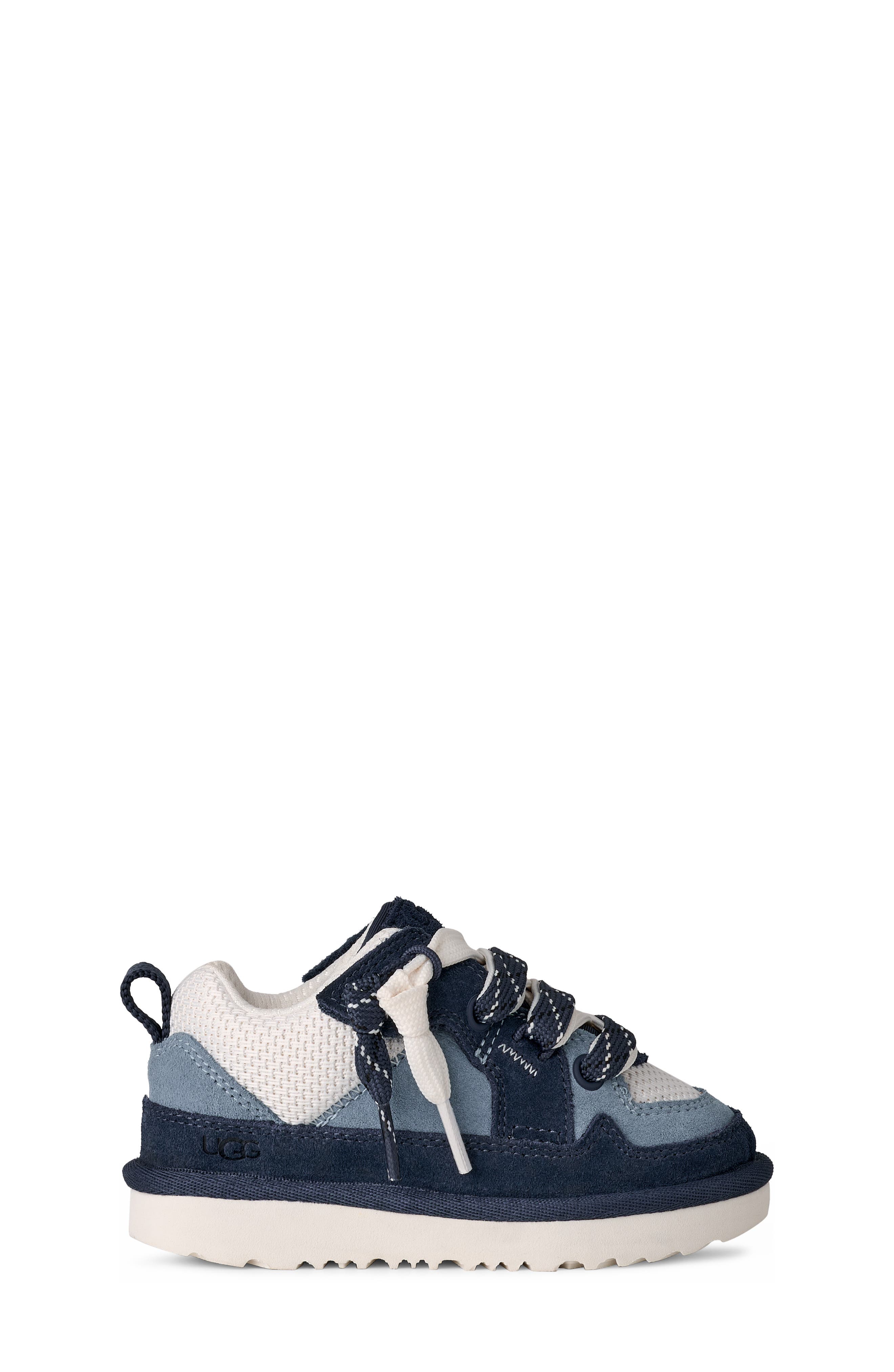 UGG<sup>®</sup> Kids' Lo Lowmel Sneaker, Alternate, color, Deep Ocean / Whale