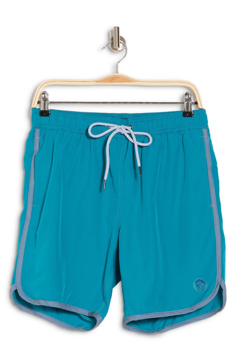 Mr.Swim MR. SWIM Solid Contrast Binding Boardshorts, Alternate, color, 