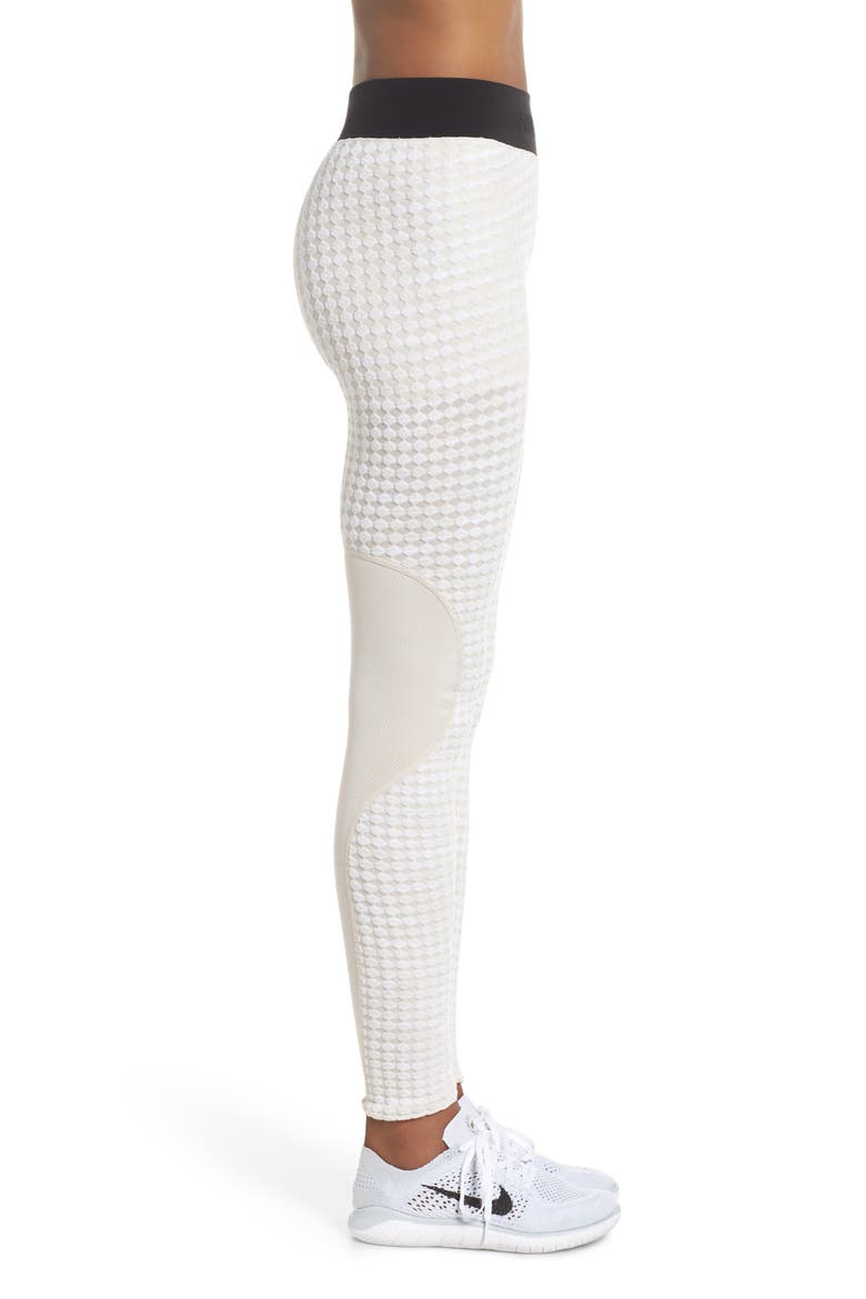 Pro HyperWarm Leggings, Alternate, color, DESERT SAND/ WHITE