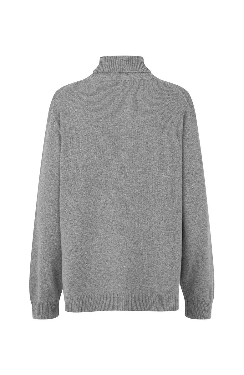 Masai Copenhagen MaFaricka Long Sleeve Roll Neck Sweater, Alternate, color, M. Grey Mel.