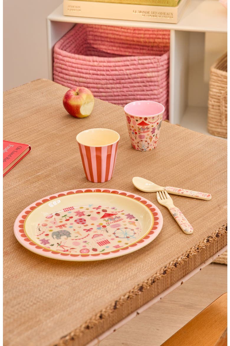 Kids Melamine Cup Fun Fair, Alternate, color, Pink