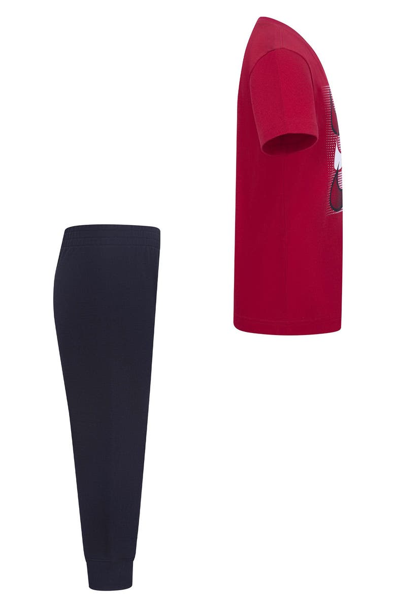 Nike Kids' Swoosh T-Shirt & Joggers Set, Alternate, color, Black