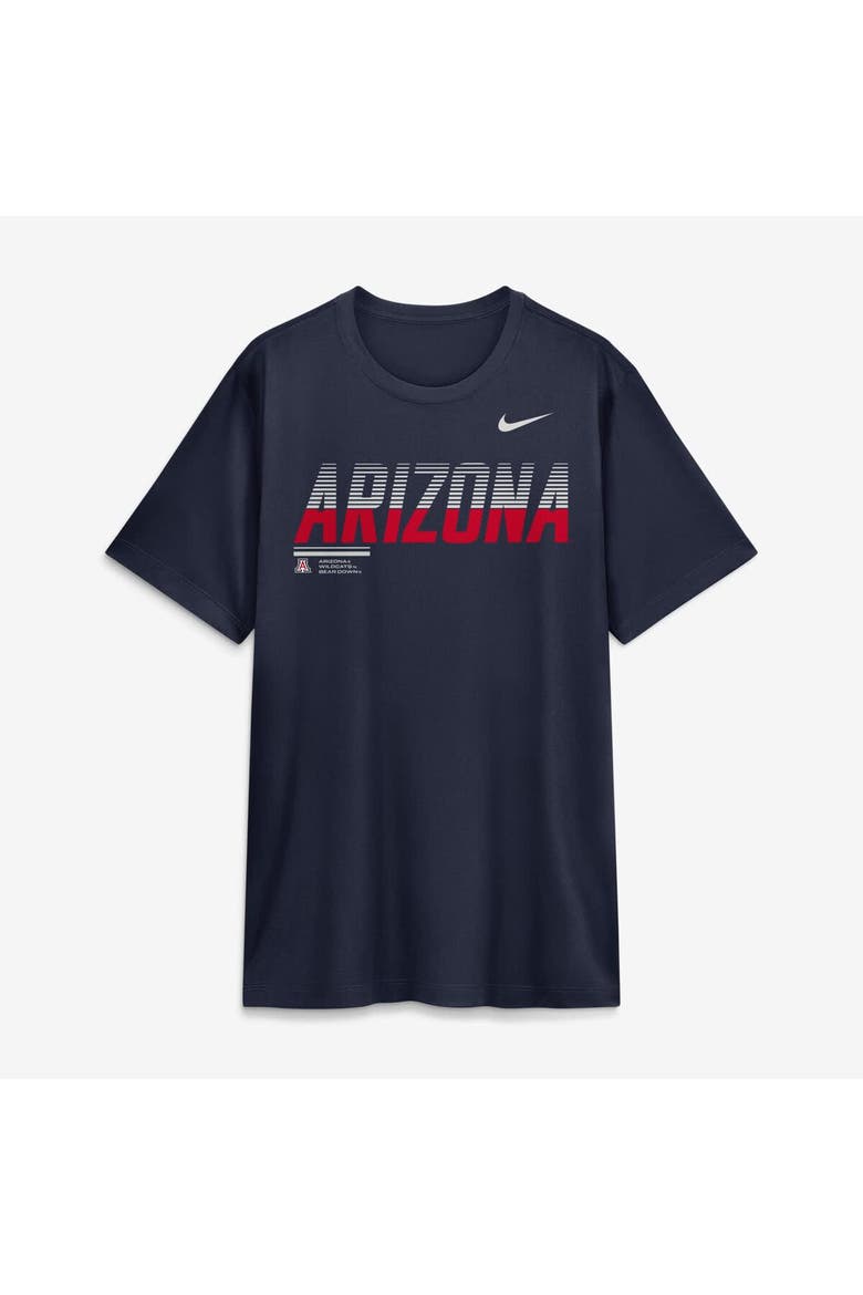 Men's Nike Navy Arizona Wildcats Sideline Legend Dri-FIT T-Shirt, Alternate, color, Navy