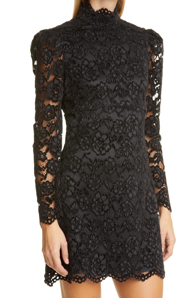 LIKELY Cupani Lace Long Sleeve Minidress, Alternate, color,