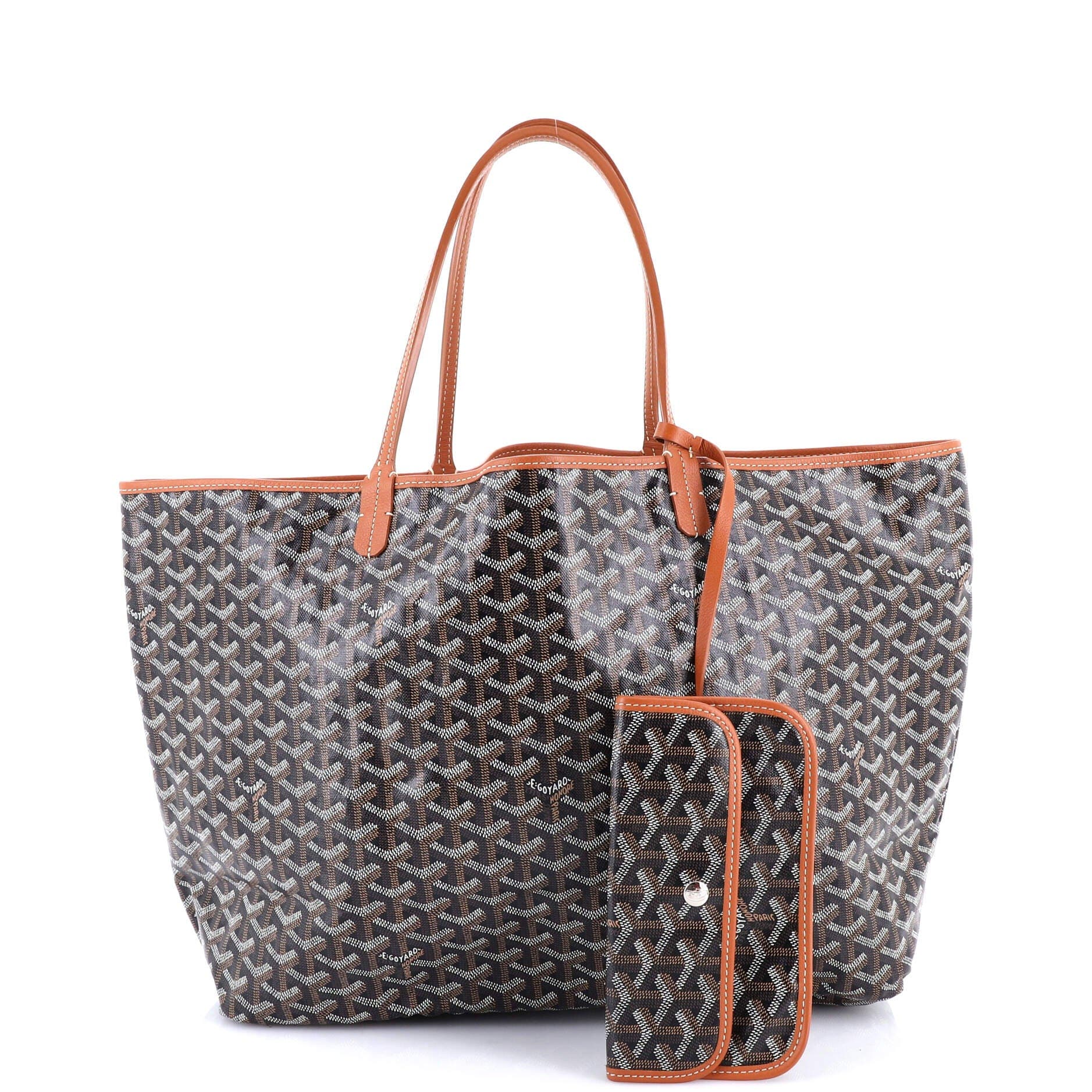 Pre-Owned Goyard Saint Louis Tote Coated Canvas GM, Alternate, color, 