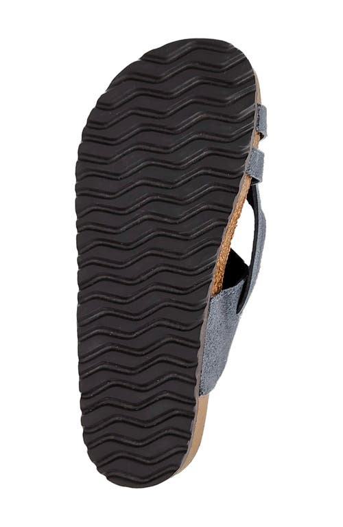 Gaahuu Strappy Slide Sandal In Grey