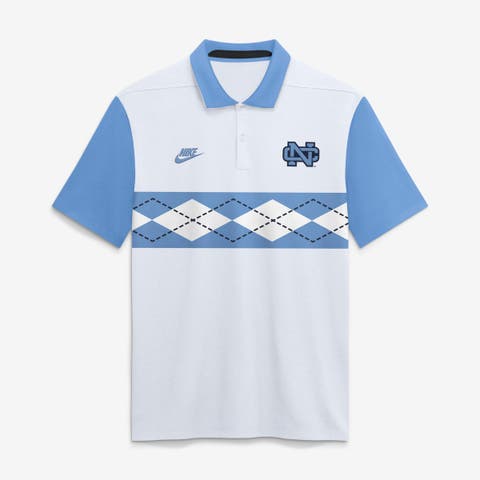 Men's Nike White North Carolina Tar Heels Legacy Vapor Logo Dri-FIT Polo