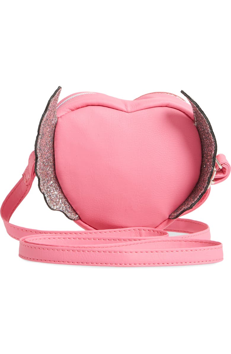 OMG Accessories OMG Rainbow Flying Heart Crossbody Bag, Alternate, color,