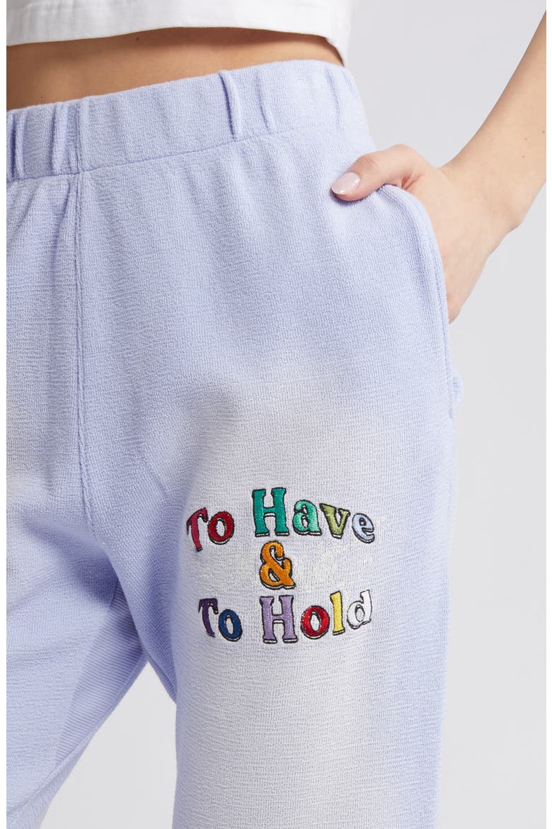 Vows Cotton Joggers, Alternate, color, LAVENDER