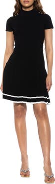 Alexia Admor Devika Pleated Knit Dress