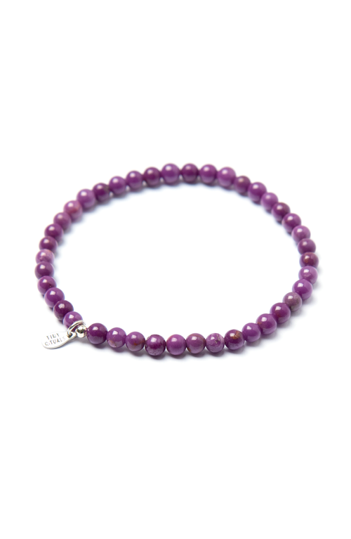 Tiny Rituals Rare Phosphosiderite Energy Bracelet In Light Purple