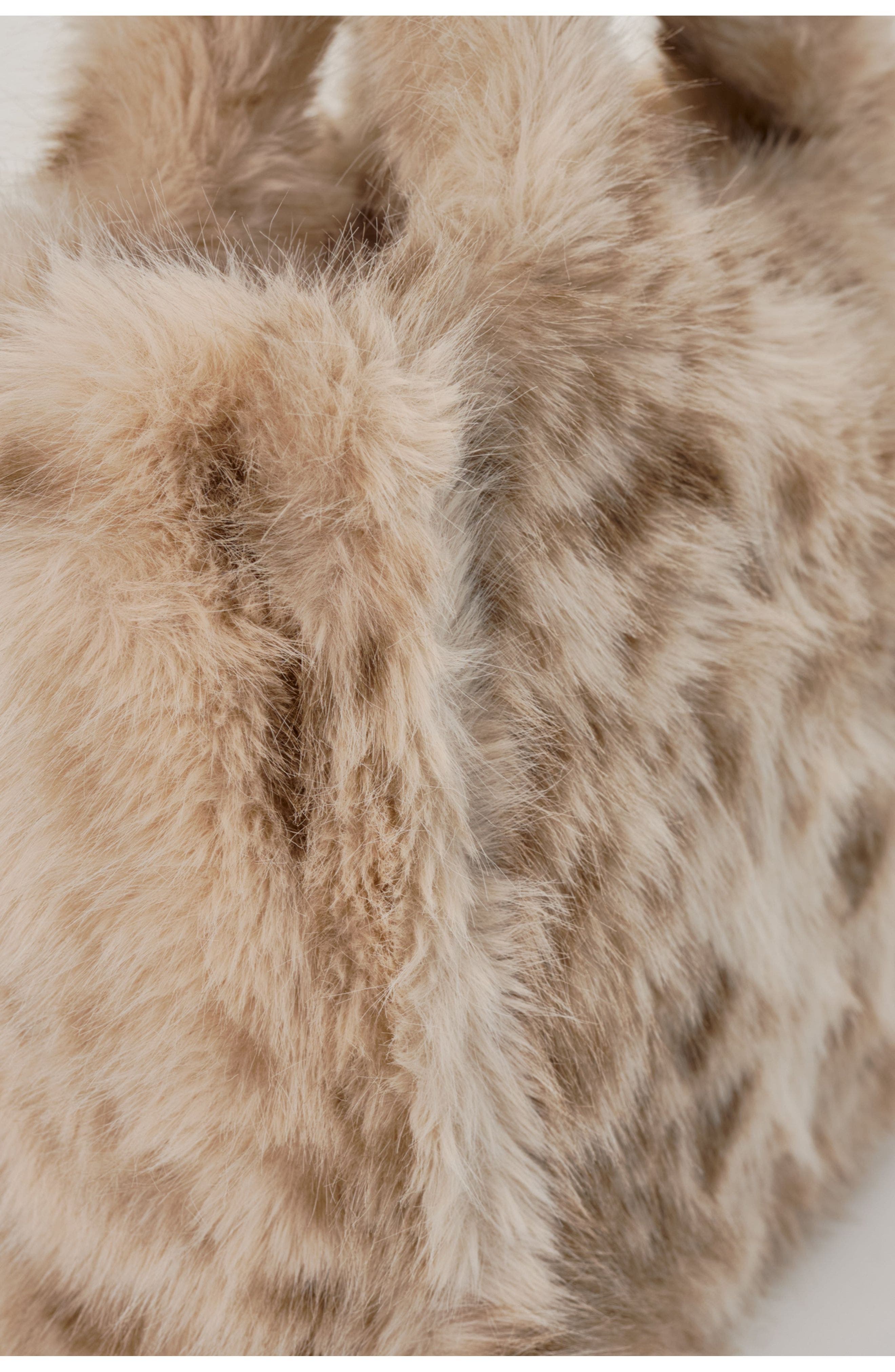 LAMARQUE Jade Leo | Faux Fur Tote Bag, Alternate, color, 