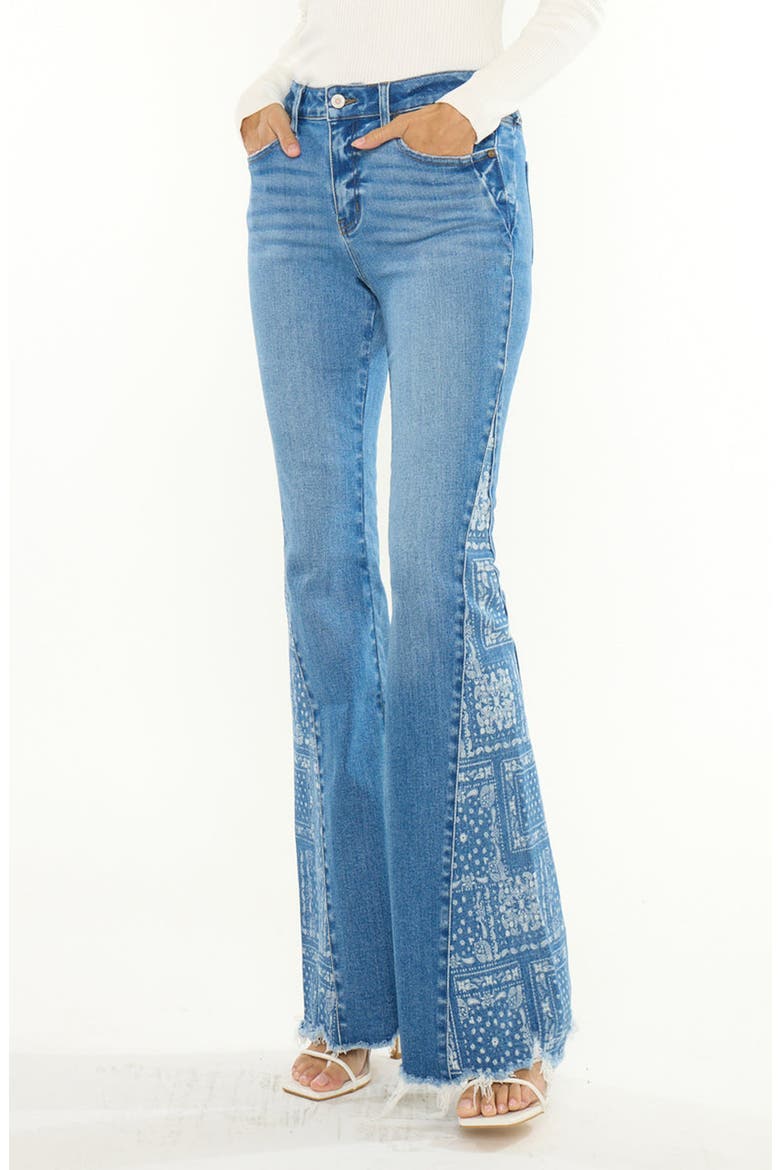 Swanie Mid Rise Wide Jeans, Alternate, color, Medium Wash