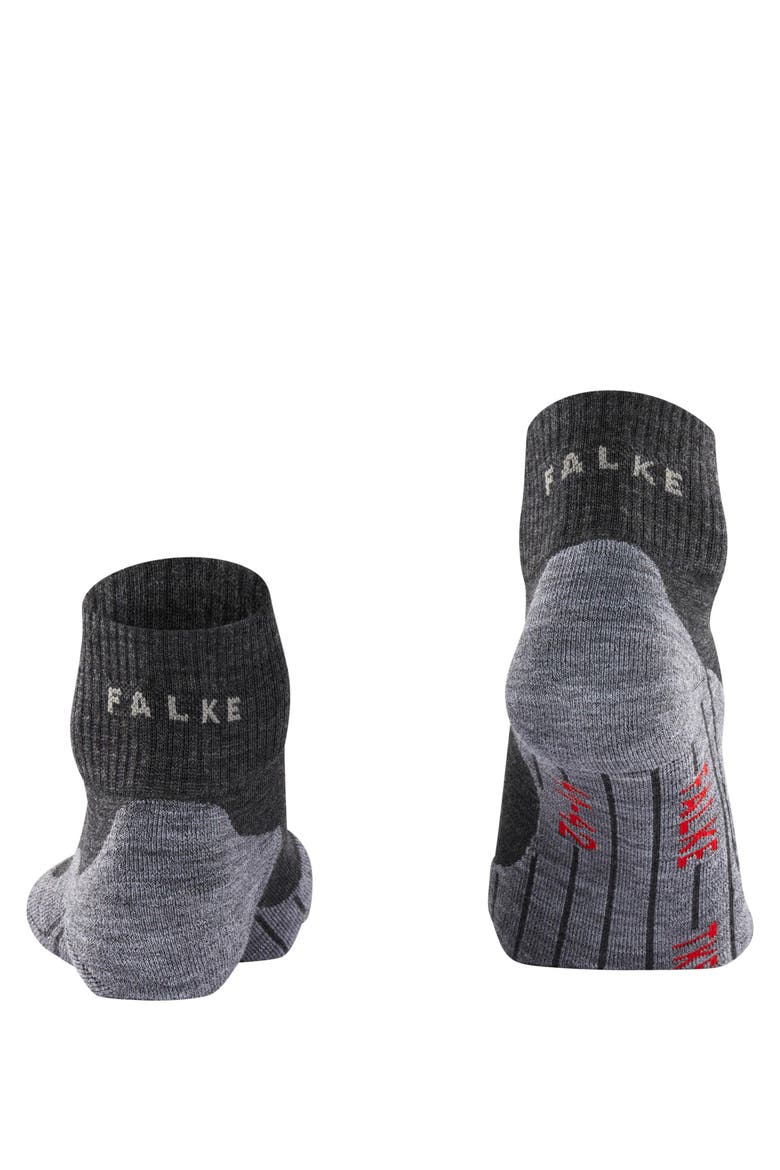 TK5 Wander Short Hiking Socks, Alternate, color, Asphalt Melange