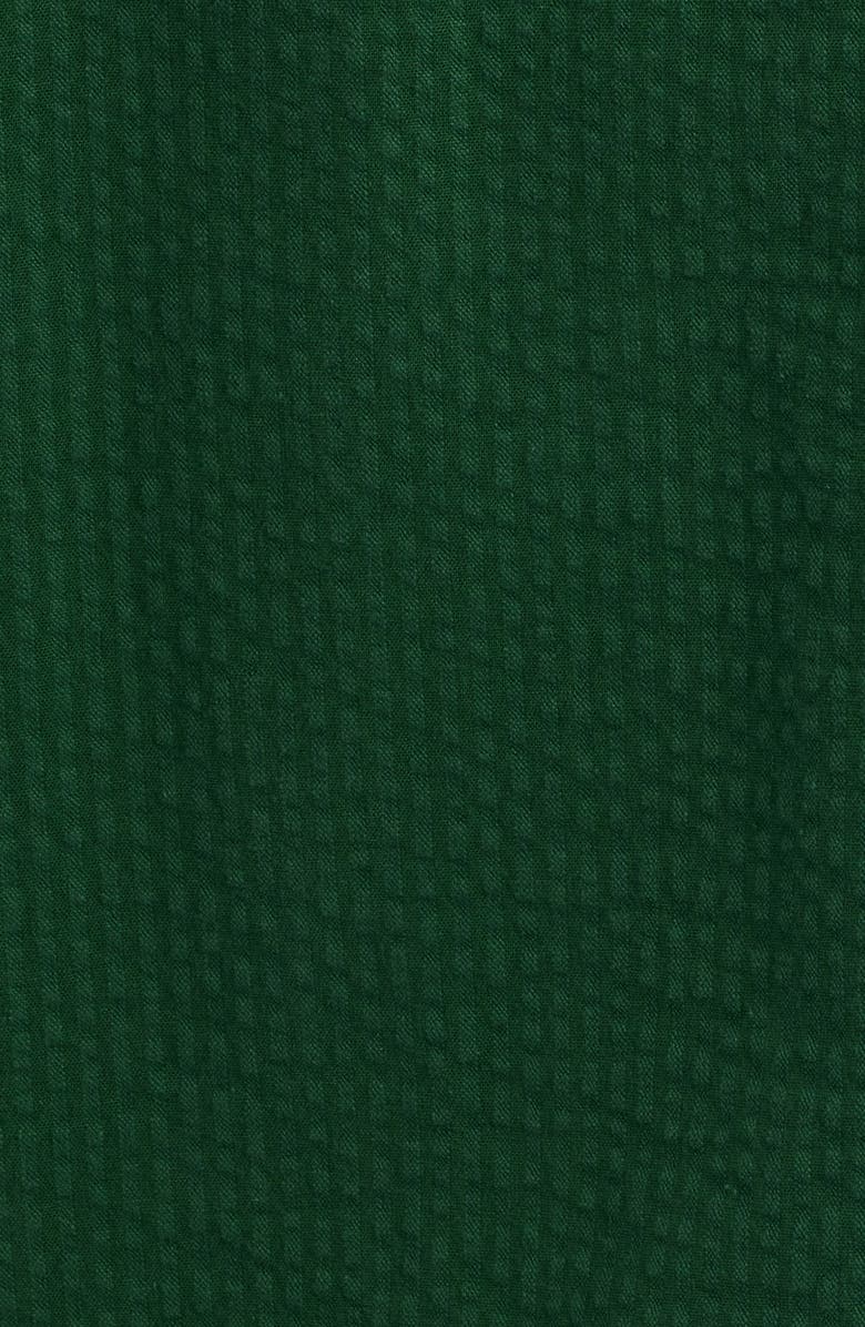 Imperfects Mr. Lynch's Benny Short Sleeve Seersucker Button-Up Jersey, Alternate, color, Irish Racing Green