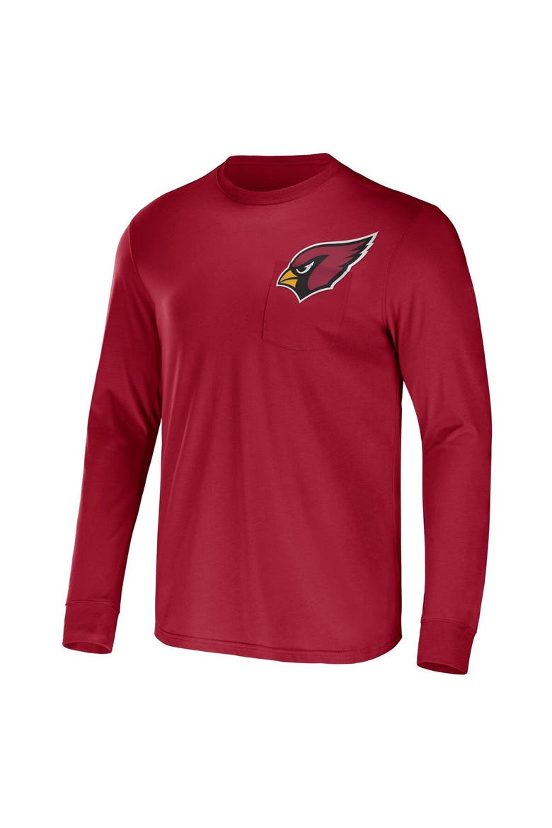Men's NFL x Darius Rucker Collection by Fanatics Cardinal Arizona Cardinals Team Long Sleeve Pocket T-Shirt, Alternate, color, Cardinal