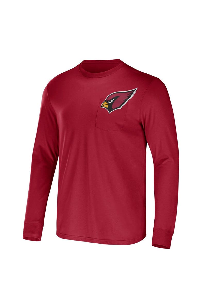 NFL X DARIUS RUCKER Men's NFL x Darius Rucker Collection by Fanatics Cardinal Arizona Cardinals Team Long Sleeve Pocket T-Shirt, Alternate, color, Cardinal
