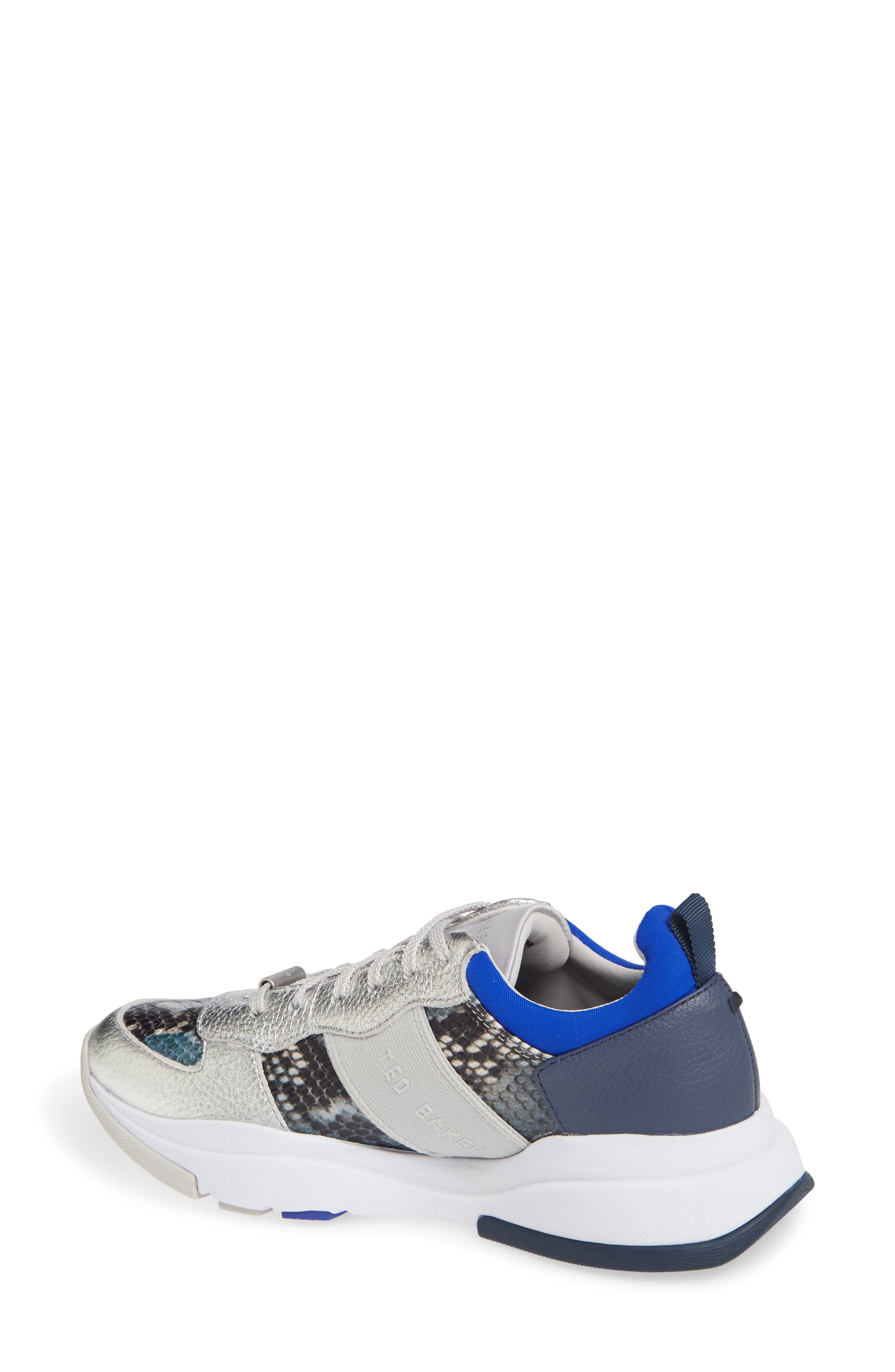 Wavara Sneaker, Alternate, color, BLUE LEATHER