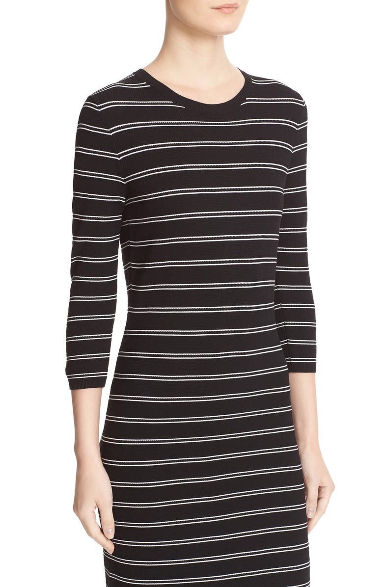 Theory 'Delissa B' Stripe Textured Knit Maxi Dress, Alternate, color,