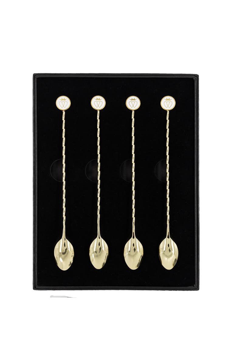 Prince of Scots French Cocktail Spoons Gift Set, Main, color, Gold