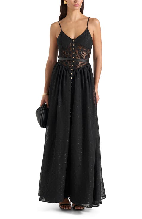 Rosie Lace Corset Maxi Dress