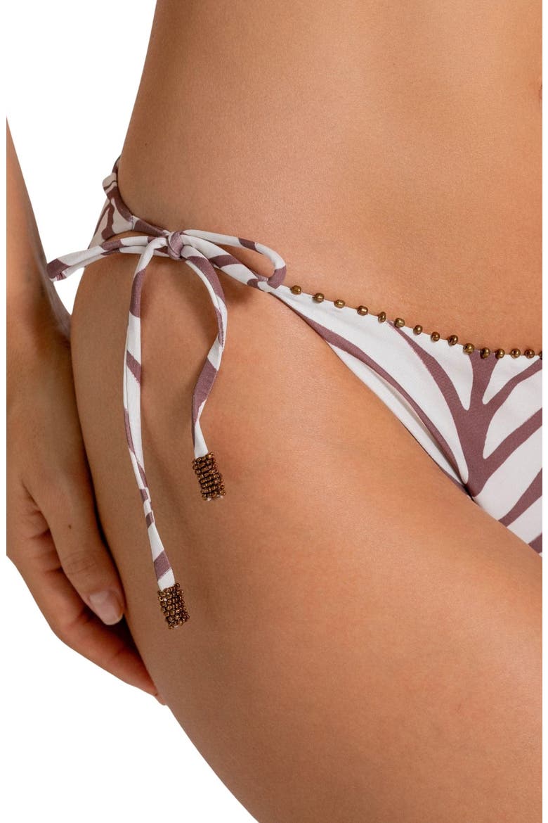 American Fit Side Tie Bikini Bottoms, Alternate, color, VANILLA CUSTARD