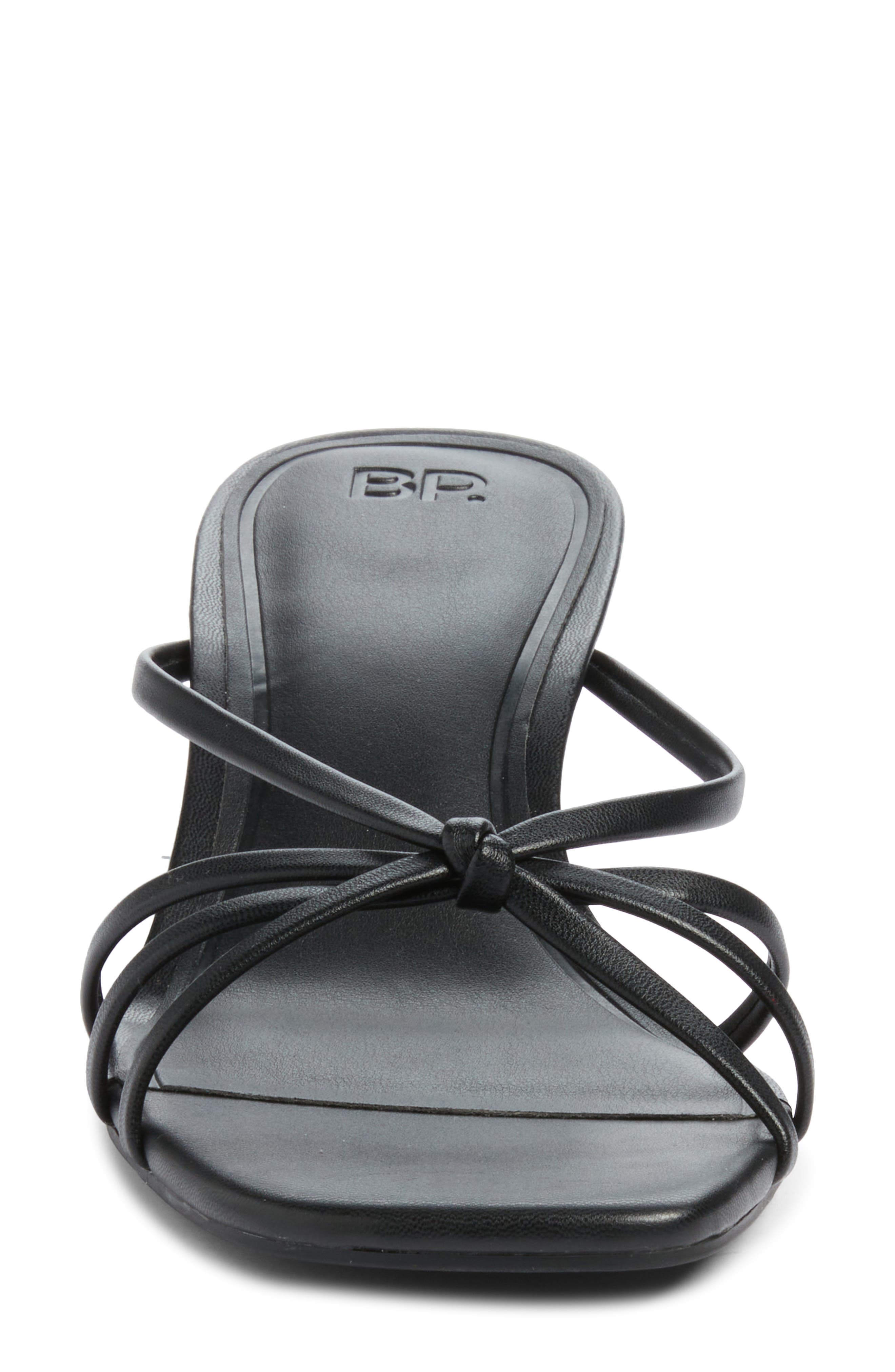 BP. Bliss Kitten Heel Slide Sandal, Alternate, color, Black