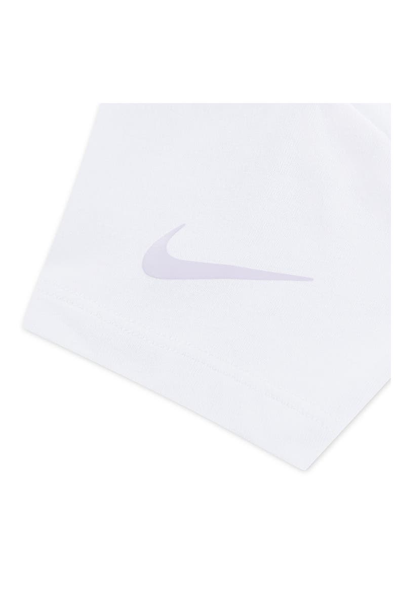 Kids' Swoosh Ribbon Graphic T-Shirt, Alternate, color, WHITE