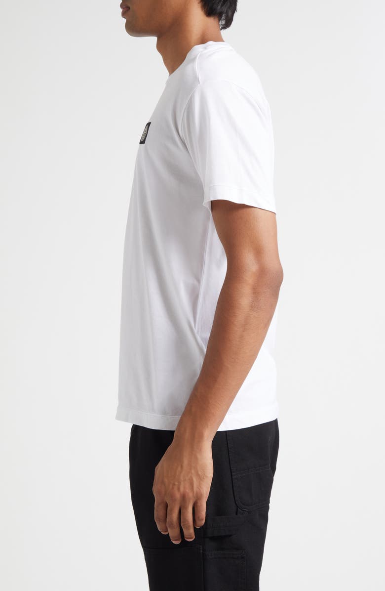 Stone Island Compass Logo Patch Short Sleeve T-Shirt, Alternate, color, V0001 White