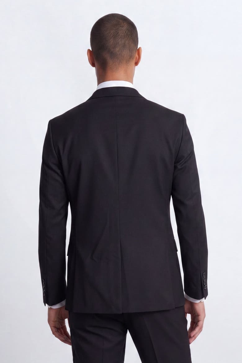 Orwell Slim Fit Suit Jacket, Alternate, color, Black