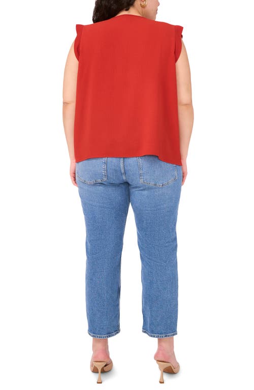 Shop Vince Camuto Pleat Detail Sleeveless Top