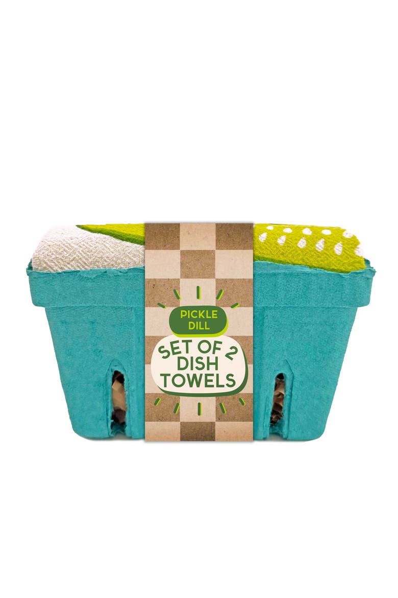 Big Dill - Dish Towel Set of 2, Alternate, color, Green