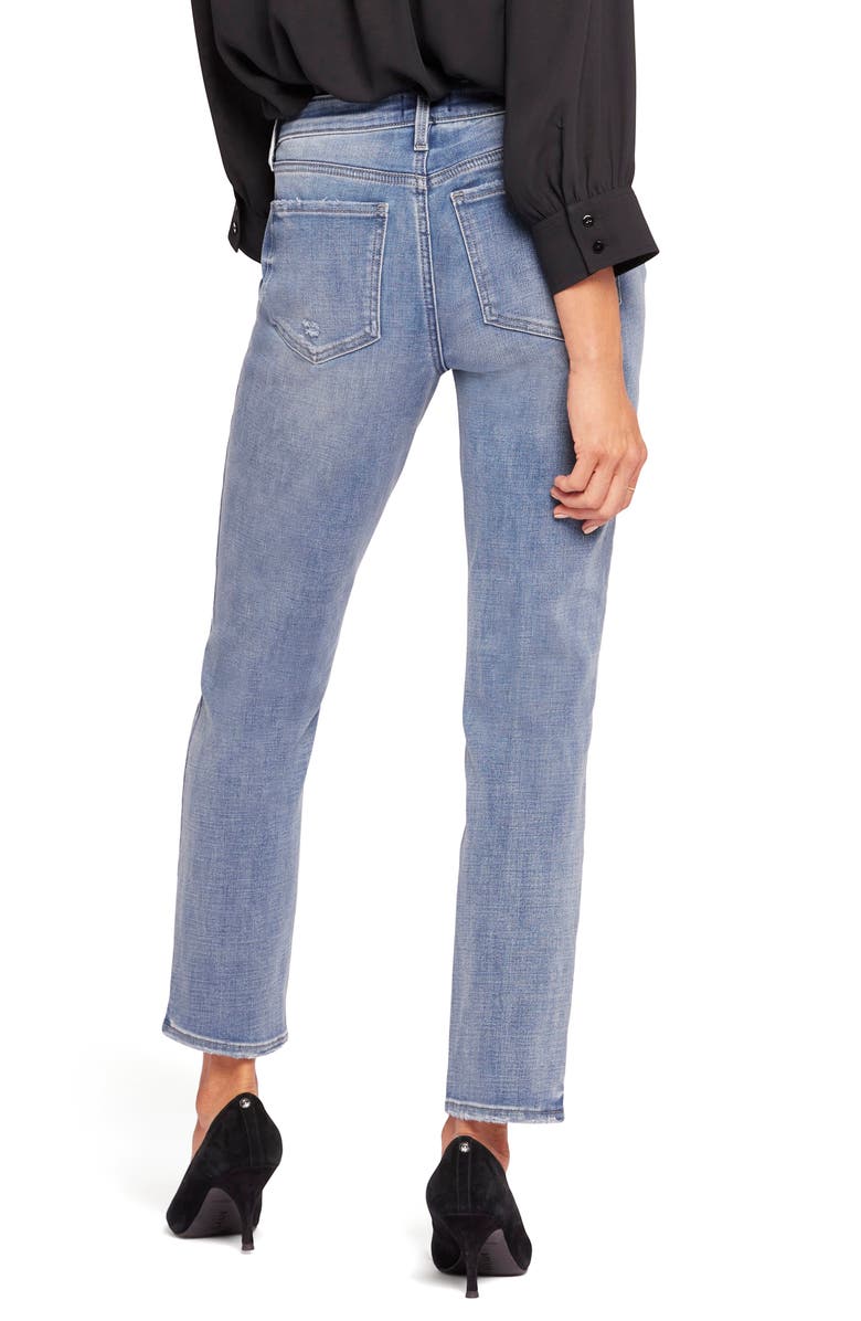 NYDJ Margot Front Yoke Girlfriend Jeans, Alternate, color, 